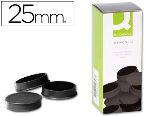 Iman de sinalizacao q-connect 2,5cm preto , Q-connect , 36227 , 5705831026384
